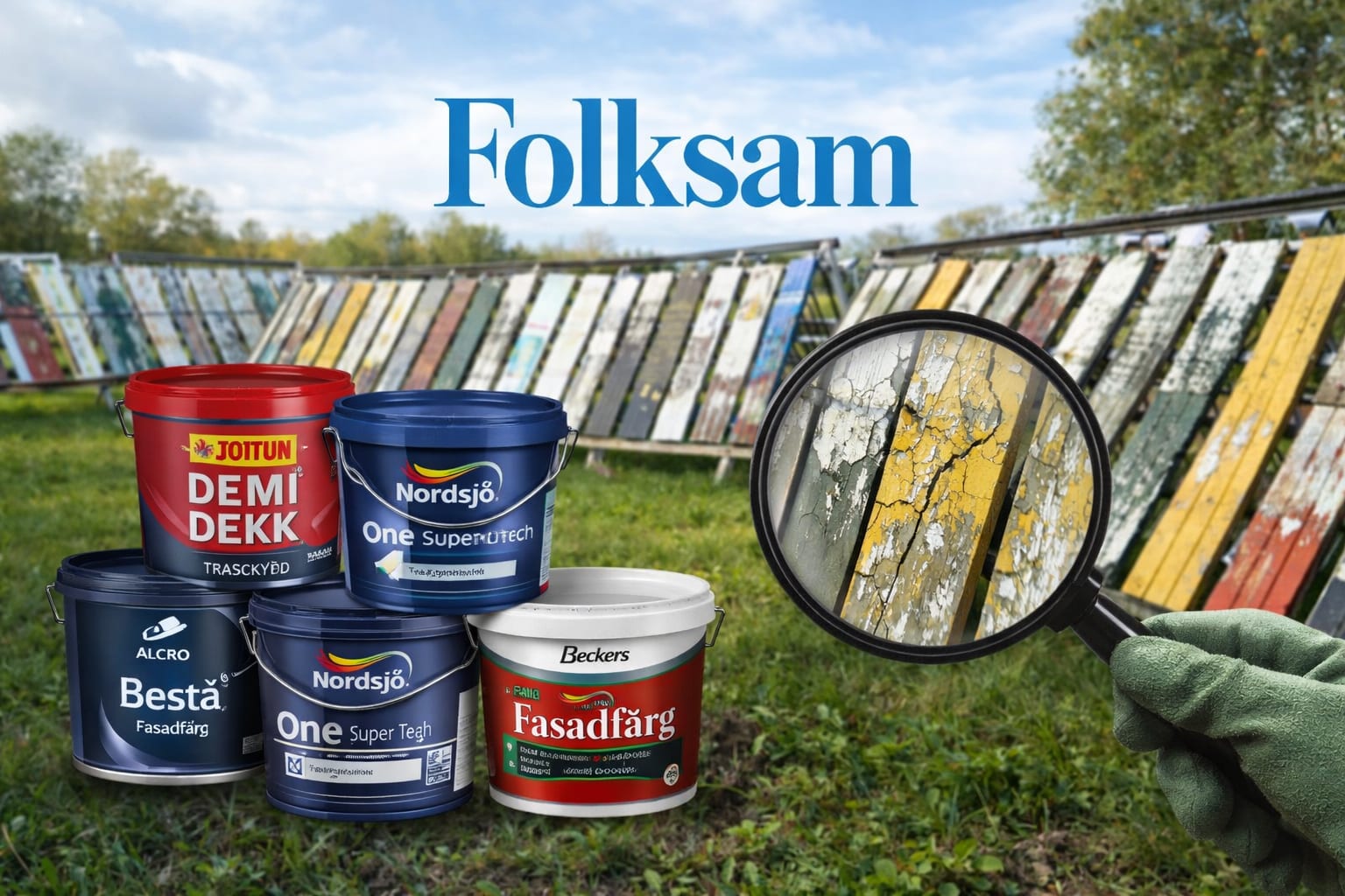Folksams test av utomhusfärger - vårt expertsvar